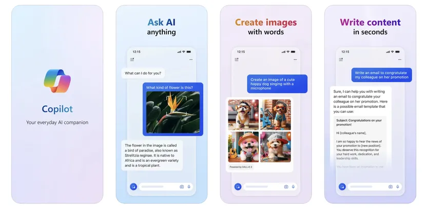 Microsoft introduces Copilot app for Apple devices
