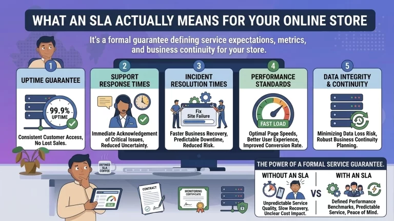 What a Service-Level Agreement (SLA) Actually Means for Your Online Store